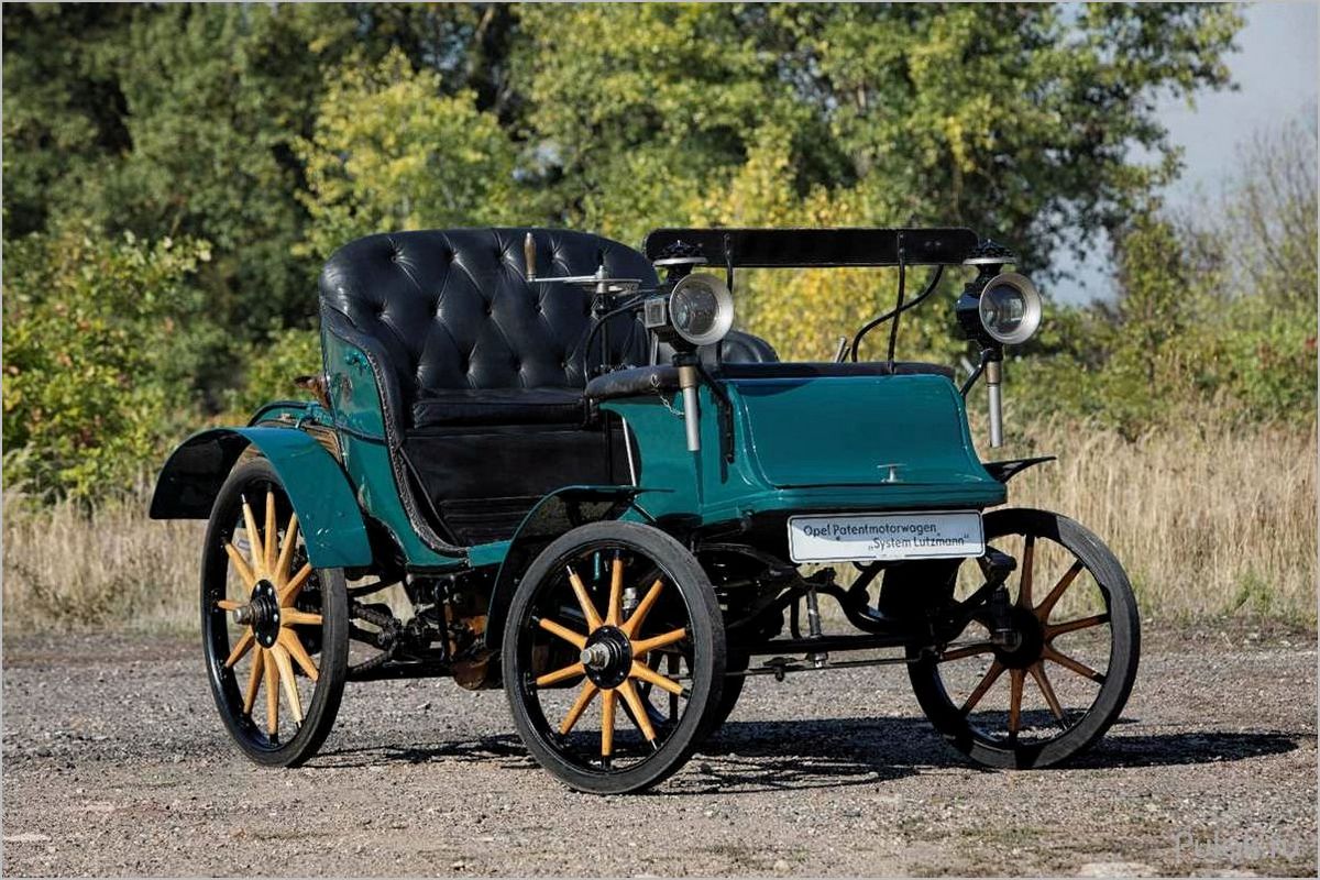 Opel Lutzmann (1899): история создания и особенности первой модели автомобиля Opel