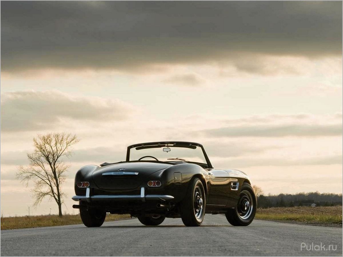 Легендарный BMW 507 (1955 — 1959): история создания, технические характеристики и особенности