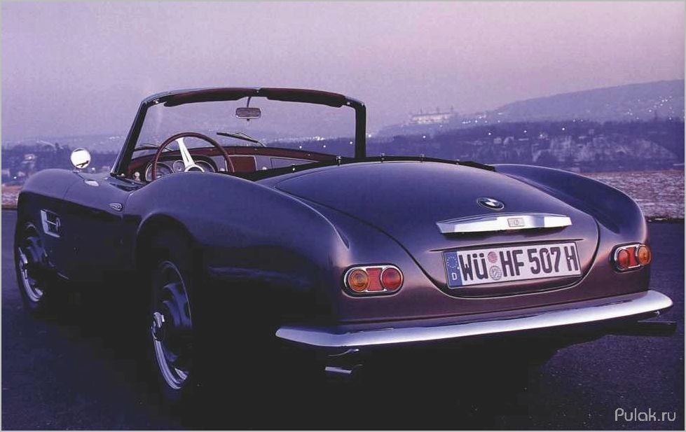 Легендарный BMW 507 (1955 — 1959): история создания, технические характеристики и особенности