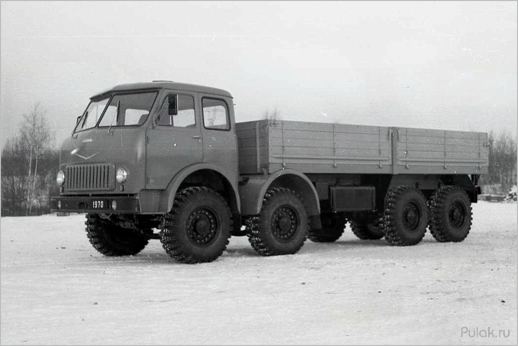 (грузовик, колесной, формулой, яг-12, технические) Грузовик с колесной формулой 8х8 ЯГ-12: технические характеристики и особенности