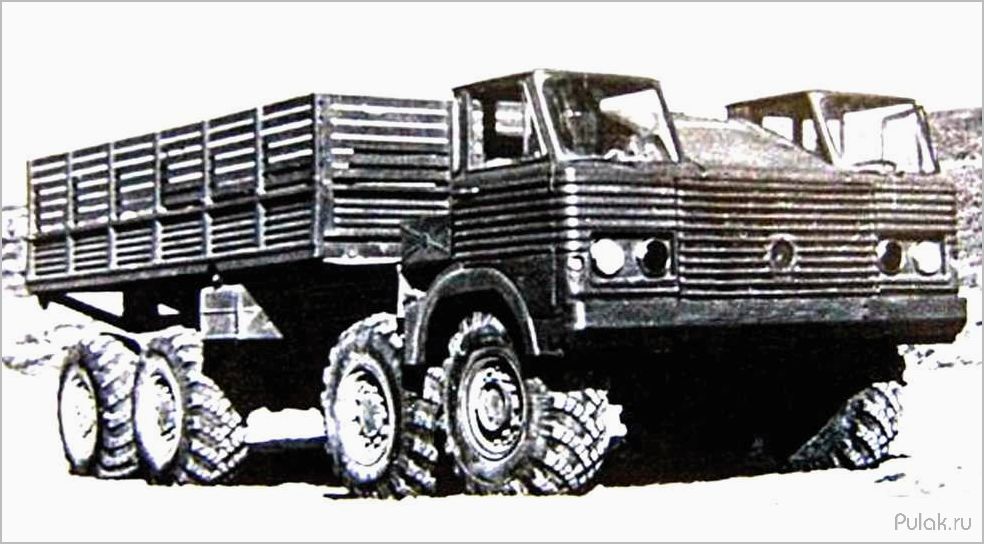 (грузовик, колесной, формулой, яг-12, технические) Грузовик с колесной формулой 8х8 ЯГ-12: технические характеристики и особенности
