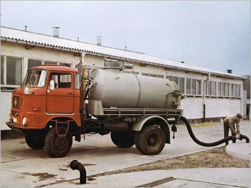 Ассенизационная установка на шасси IFA W50: особенности и преимущества