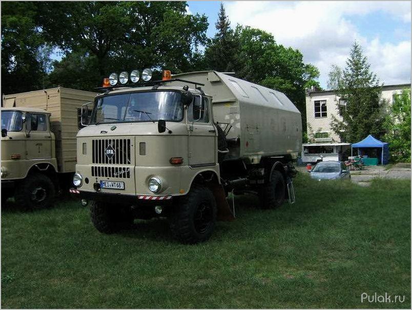 Ассенизационная установка на шасси IFA W50: особенности и преимущества