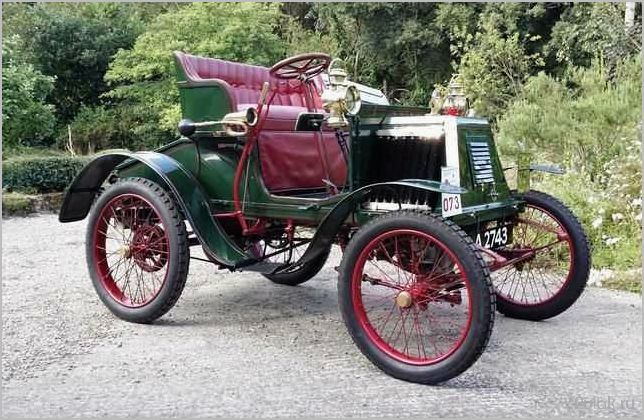 Renault Voiturette Type A (1898): история создания, особенности и технические характеристики