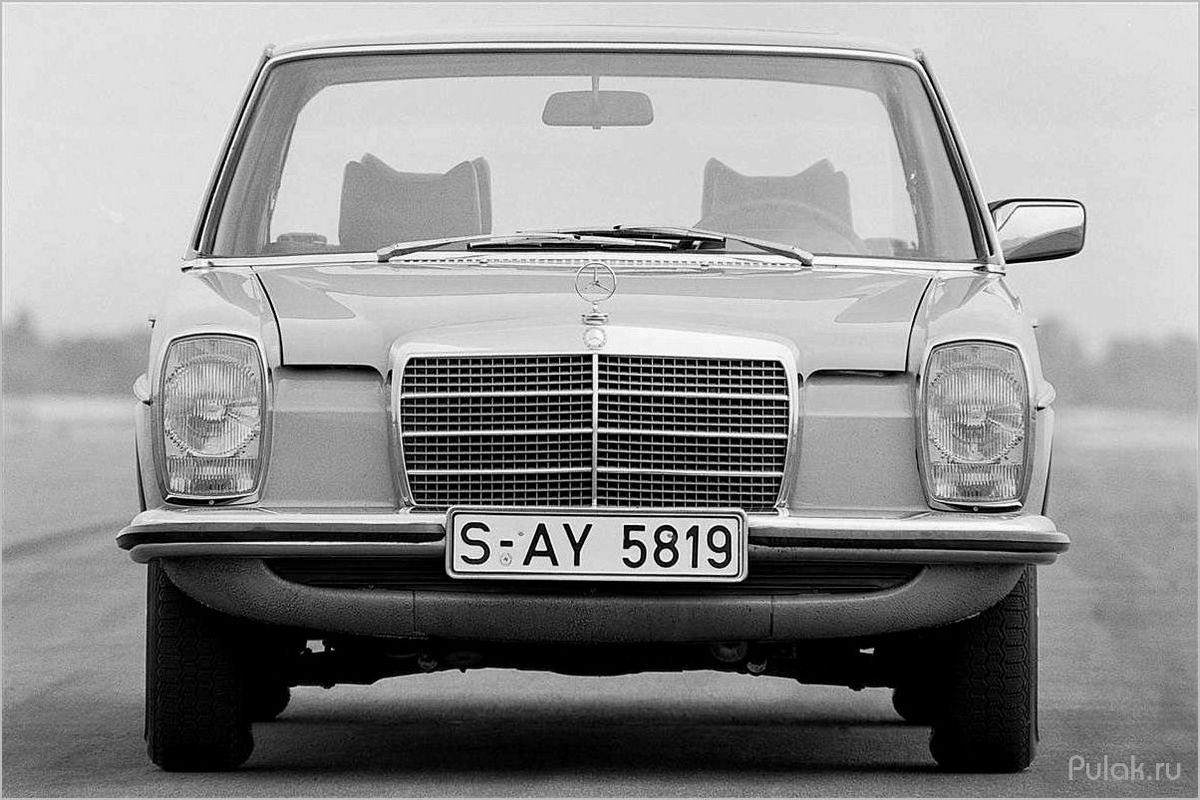 Мерседес-Бенц W114 / W115 (1968 — 1976): история, особенности, характеристики