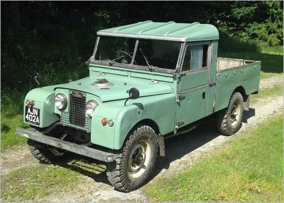 (история, создания, особенности, land, rover) История создания и особенности Land Rover Mk.1 (1948)