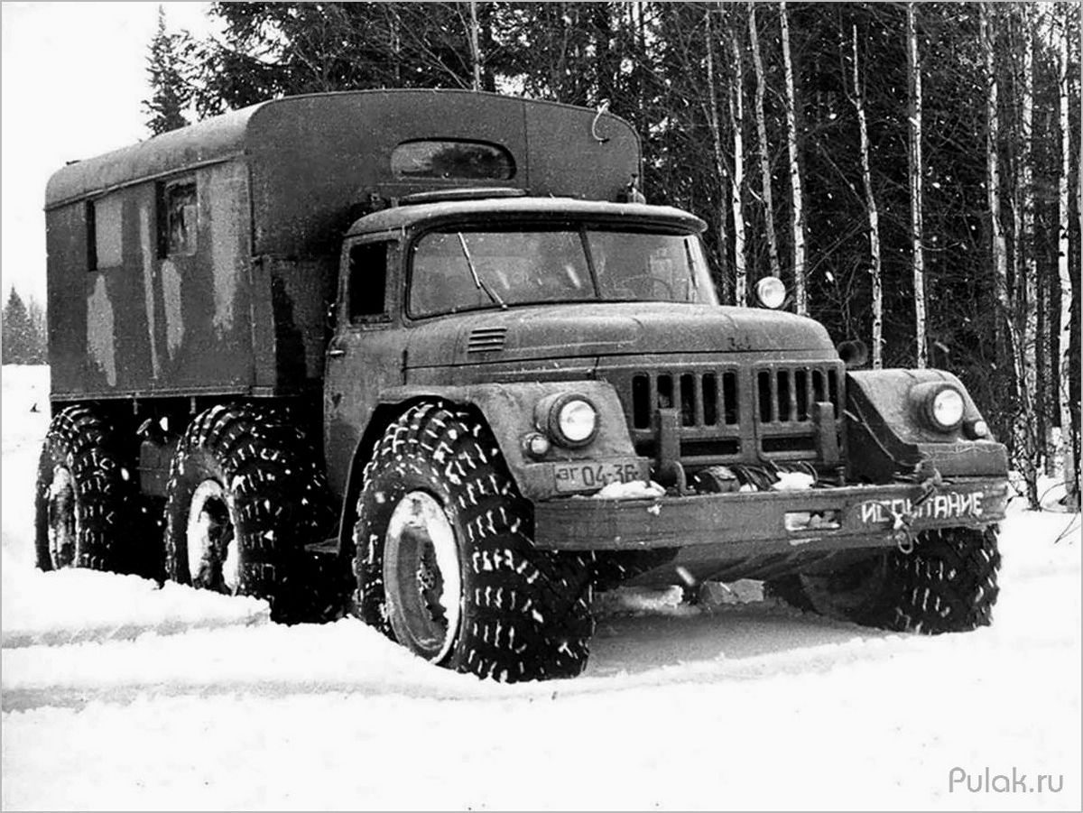 (зил-132, сельского, хозяйства, опытный, грузовик) ЗИЛ-132 РС 6х6 для сельского хозяйства: опытный грузовик с высокой проходимостью