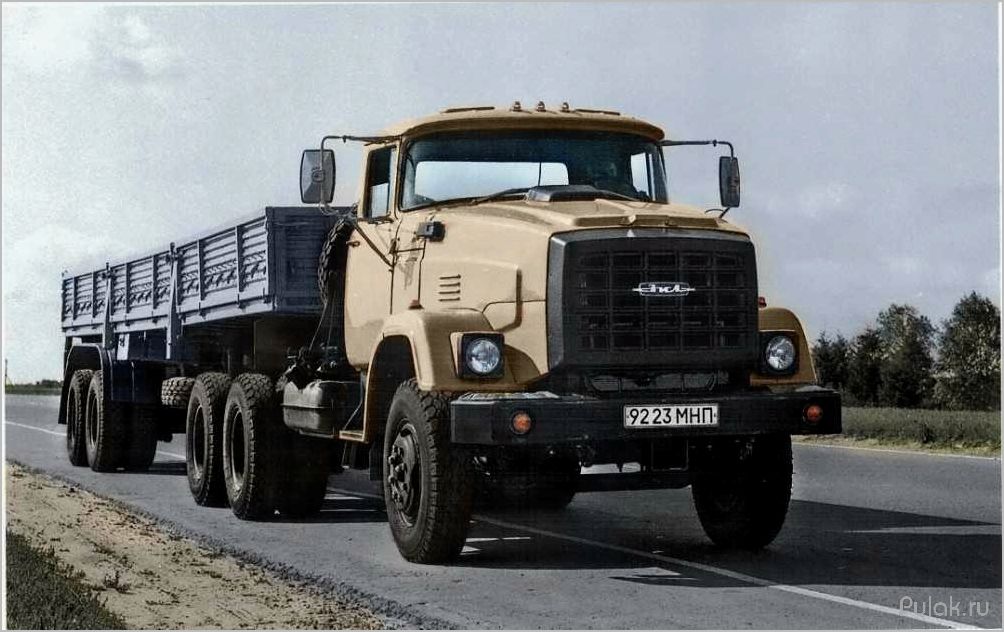 (зил-132, сельского, хозяйства, опытный, грузовик) ЗИЛ-132 РС 6х6 для сельского хозяйства: опытный грузовик с высокой проходимостью