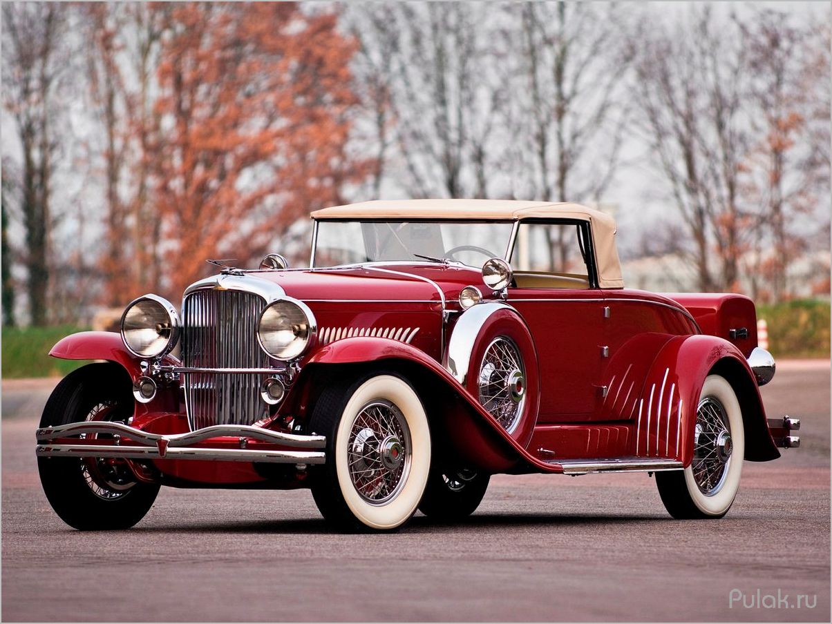 (duesenberg, convertible, coupe, 1929, 1932) Duesenberg J Convertible Coupe SWB 1929-1932: история и особенности легендарного автомобиля