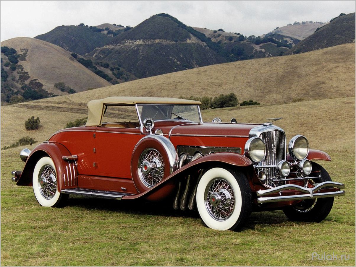 (duesenberg, convertible, coupe, 1929, 1932) Duesenberg J Convertible Coupe SWB 1929-1932: история и особенности легендарного автомобиля
