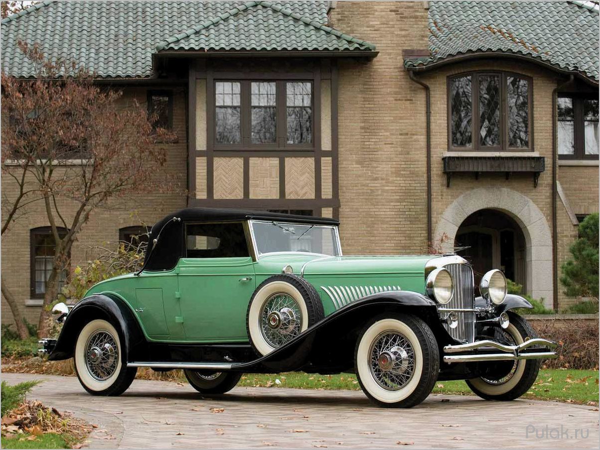 (duesenberg, convertible, coupe, 1929, 1932) Duesenberg J Convertible Coupe SWB 1929-1932: история и особенности легендарного автомобиля