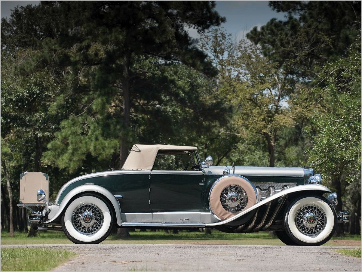 (duesenberg, convertible, coupe, 1929, 1932) Duesenberg J Convertible Coupe SWB 1929-1932: история и особенности легендарного автомобиля
