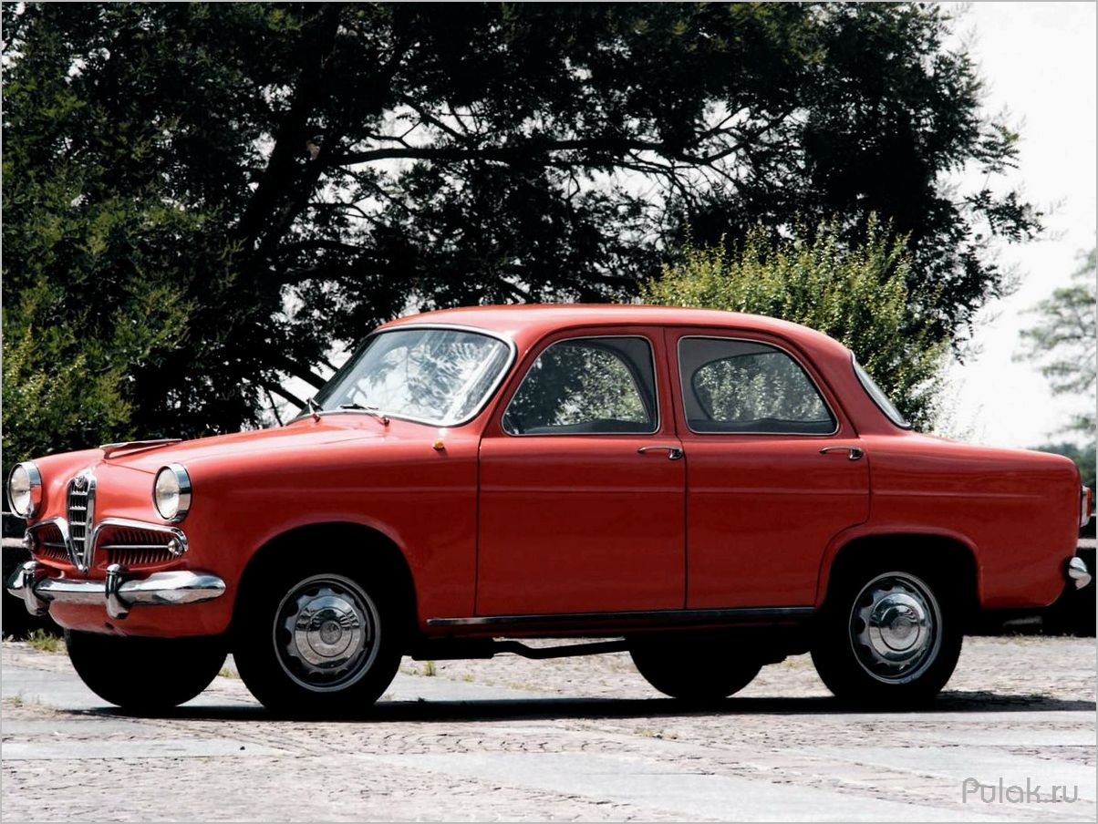 (история, особенности, alfa, romeo, giulietta) История и особенности Alfa Romeo Giulietta 1954 — 1965