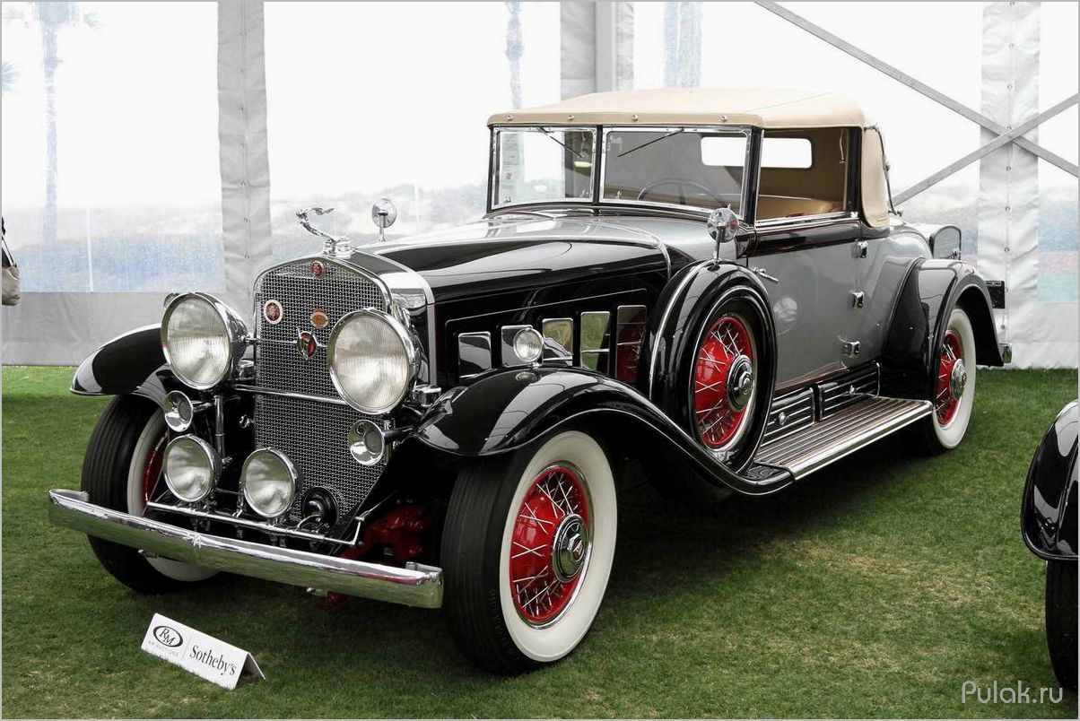 (cadillac, roadster, 1930-1931, эпоха, роскоши) Cadillac V16 Roadster 1930-1931 — эпоха роскоши и мощности