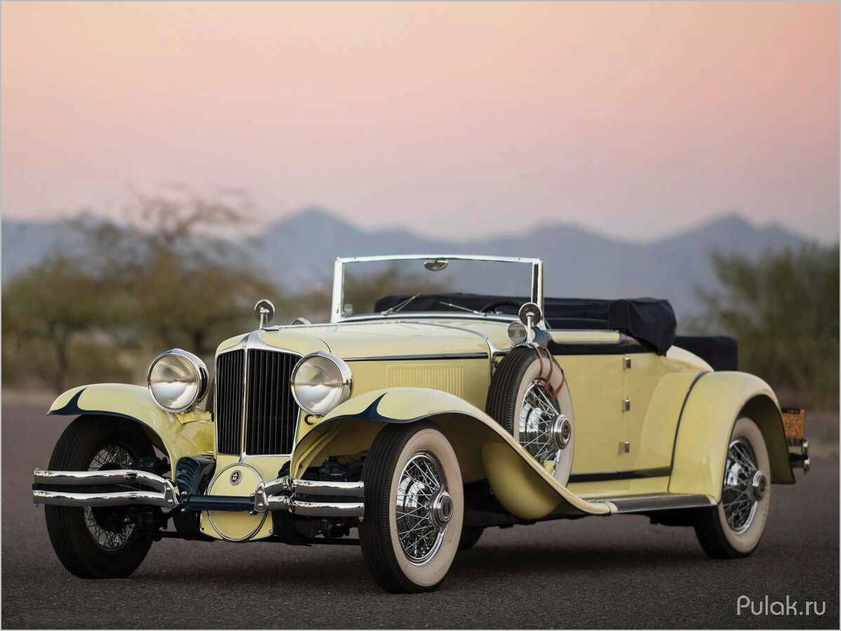 (cord, convertible, 1929, 1932, история) Cord L29 Convertible 1929-1932: история легендарного автомобиля