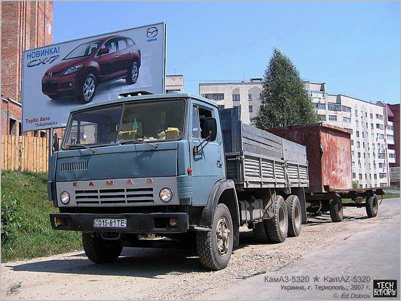 (история, особенности, камаз-5320) История и особенности КамАЗ-5320