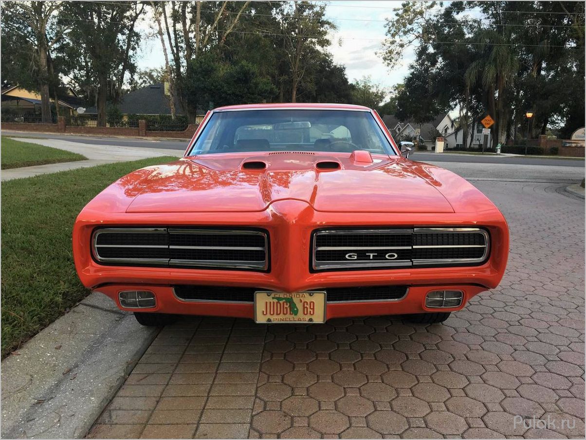 (judge, 1969, легендарный, американский, мускул) GTO Judge 1969 — Легендарный Американский Мускул Кар